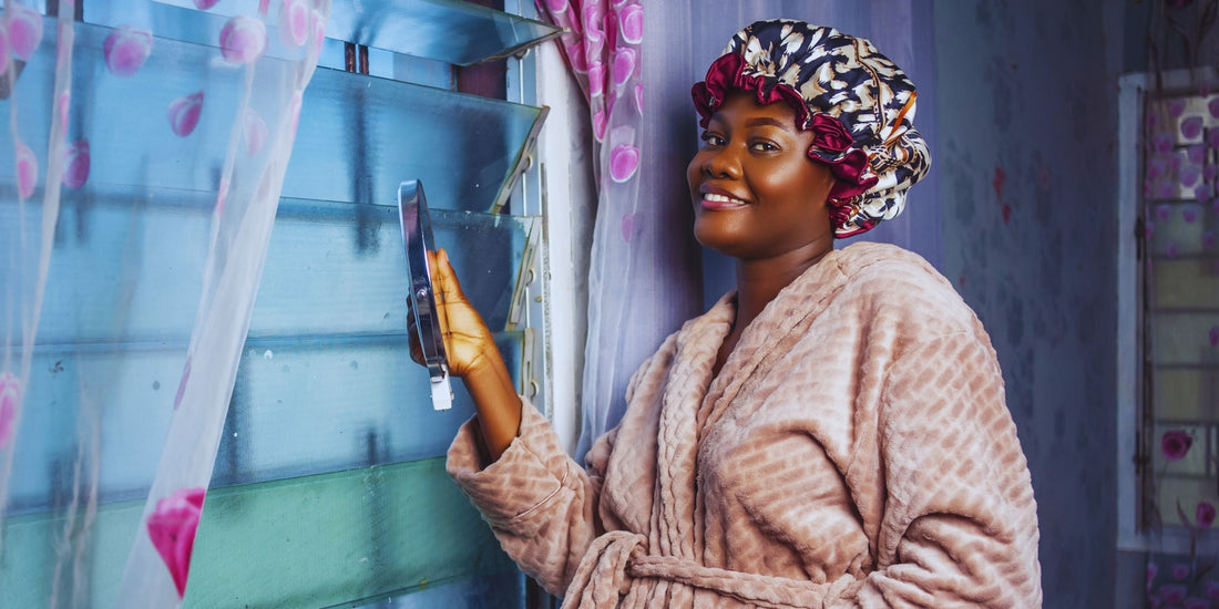 what to do with wash n go hair at night