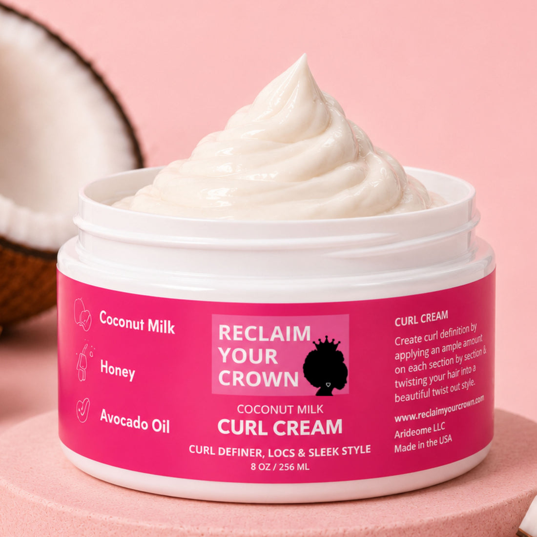 Coconut Curl Cream by Reclaim Your Crown