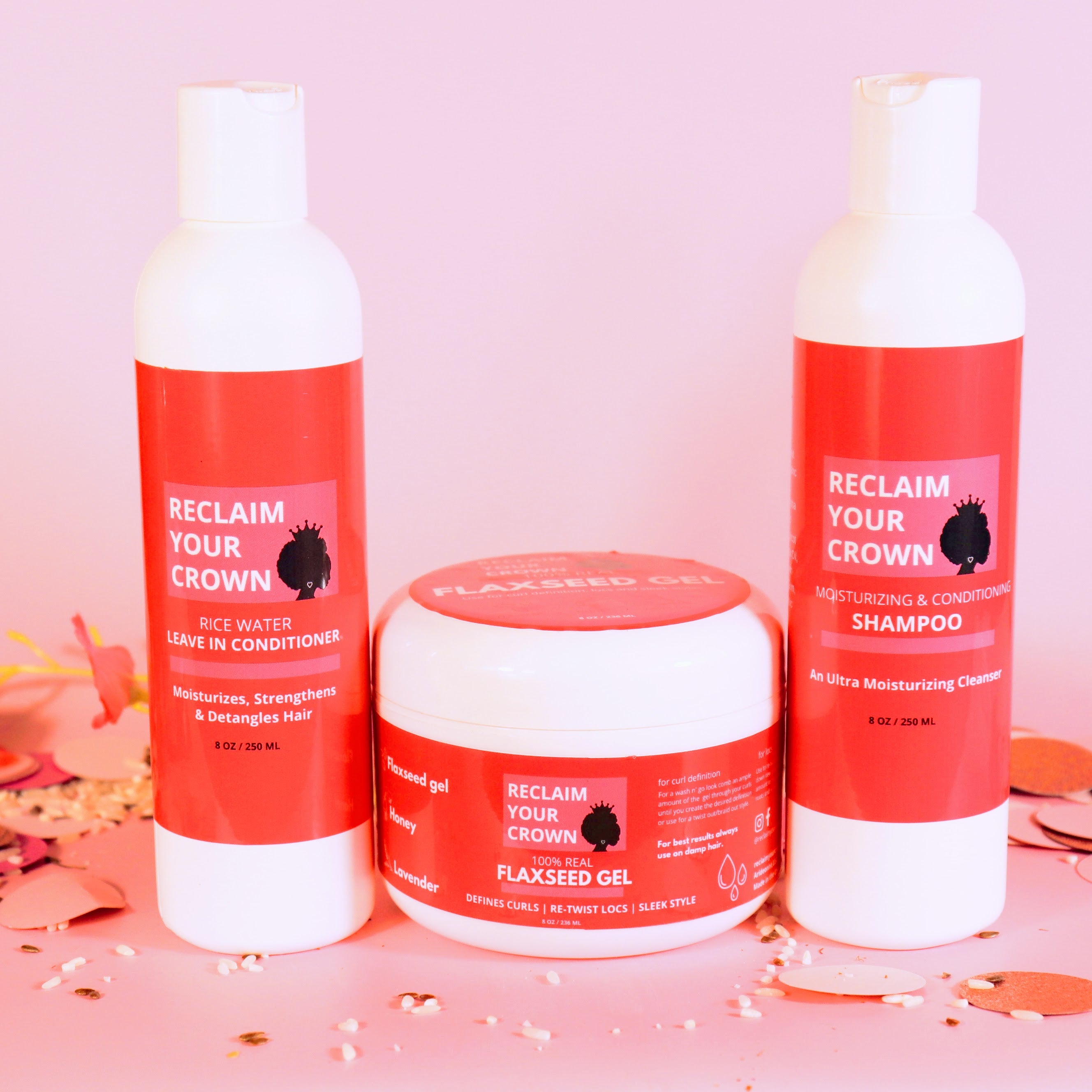 Wash N' Go Bundle | Curl Gel | Curly Haircare Set | Lavender Scent