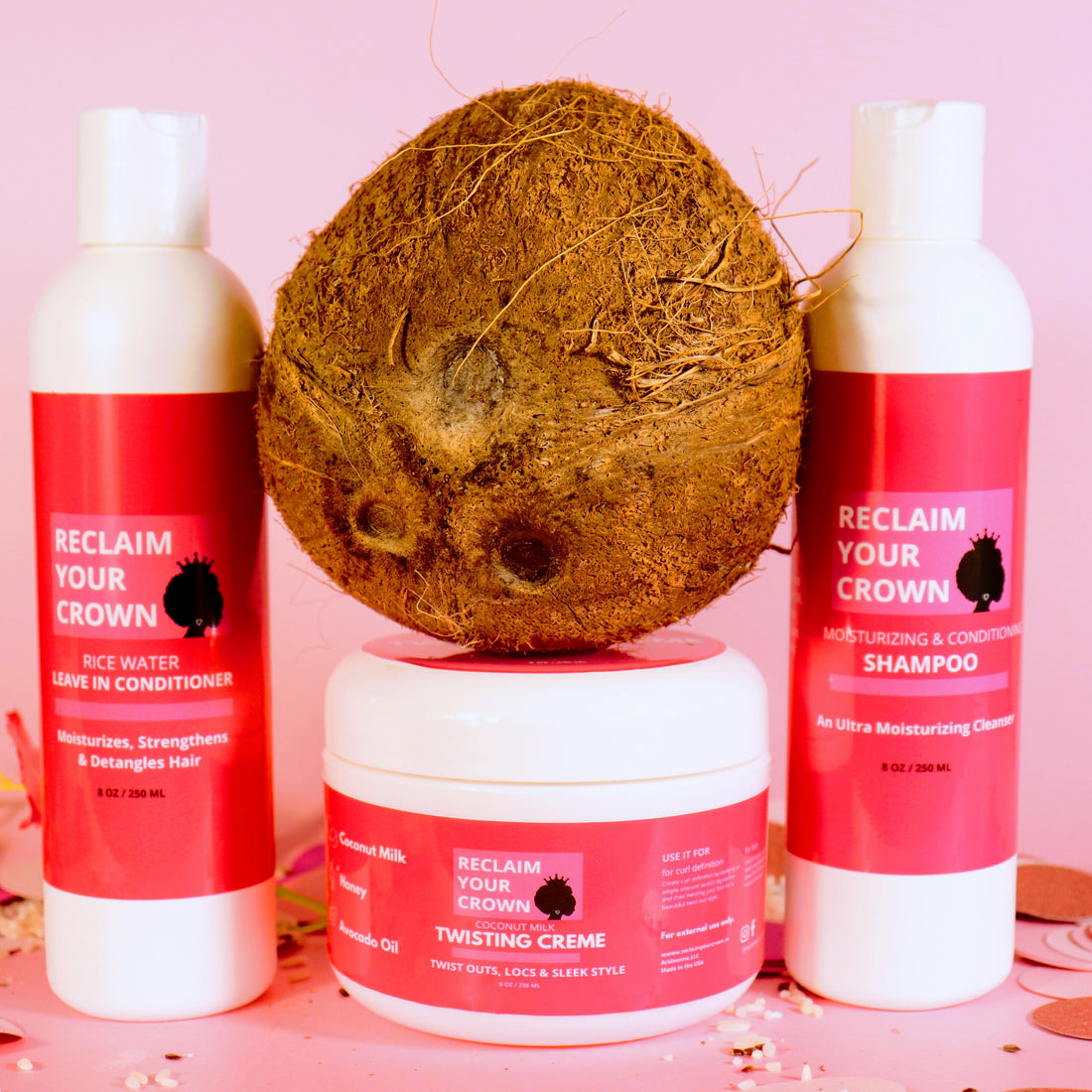 Reclaim Your Crown Curling Cream Set