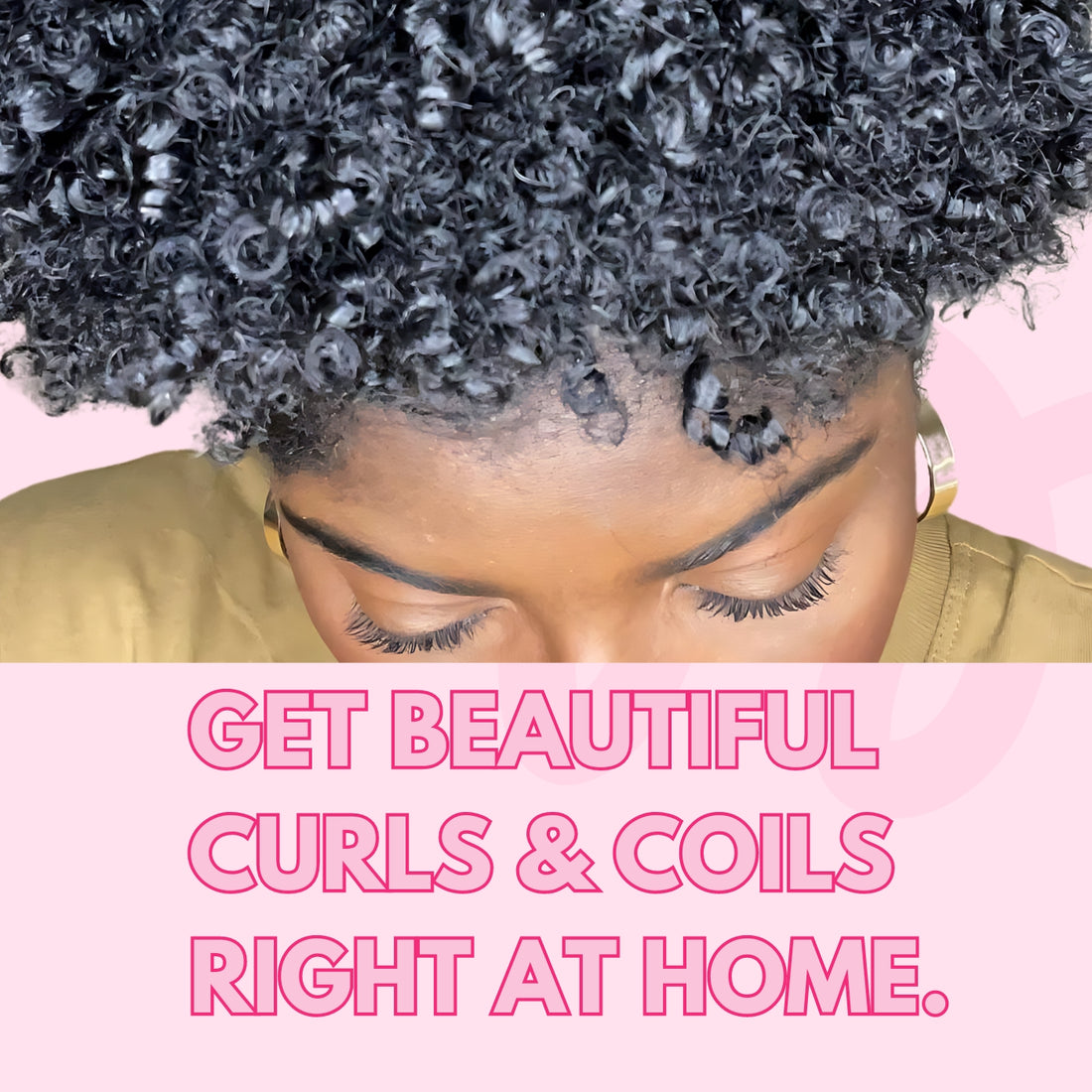 Learn how to get your natural hair curly and define at home without going to a salon