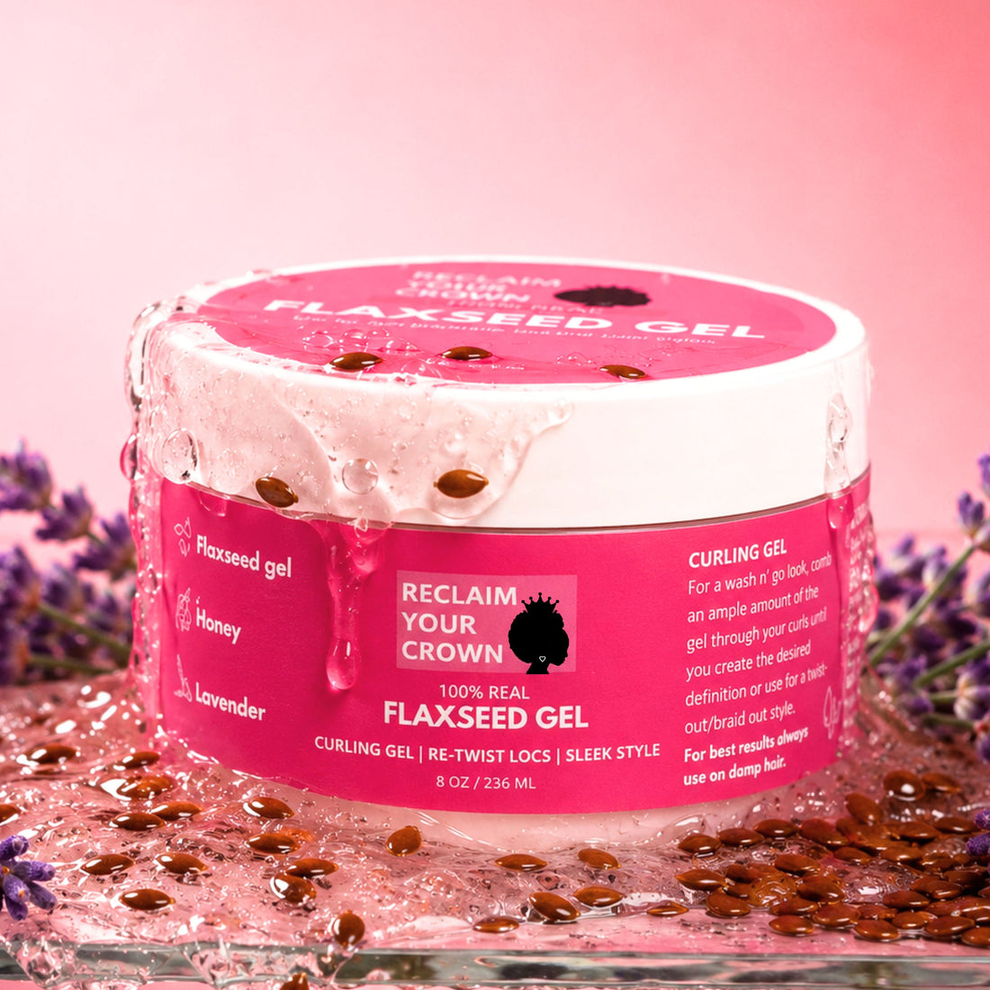 Lavender Flaxseed Gel by Reclaim Your Crown