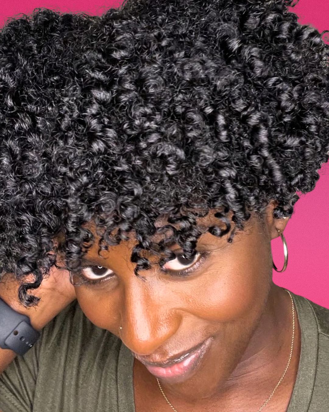 Twist out results using Reclaim Your Crown Coconut Milk Twisting Creme